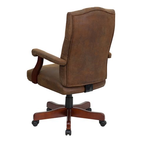 Bomber Brown Classic Executive Office Chair by Flash Furniture