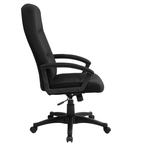 High Back Black Fabric Executive Swivel Office Chair by Flash Furniture