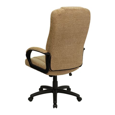 High Back Beige Fabric Executive Office Chair by Flash Furniture