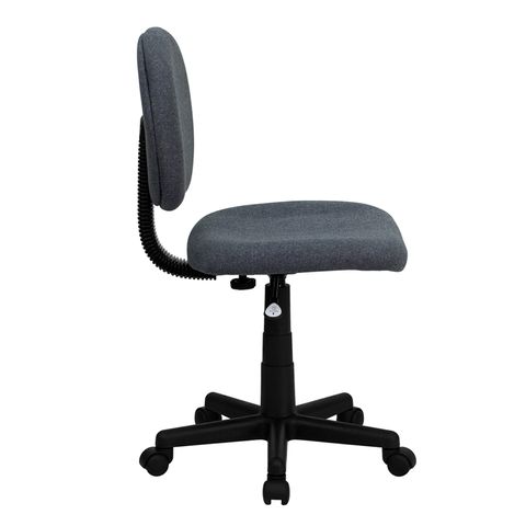 Mid-Back Ergonomic Gray Fabric Task Chair by Flash Furniture