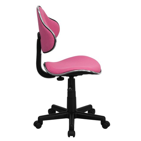 Pink Fabric Ergonomic Task Chair by Flash Furniture