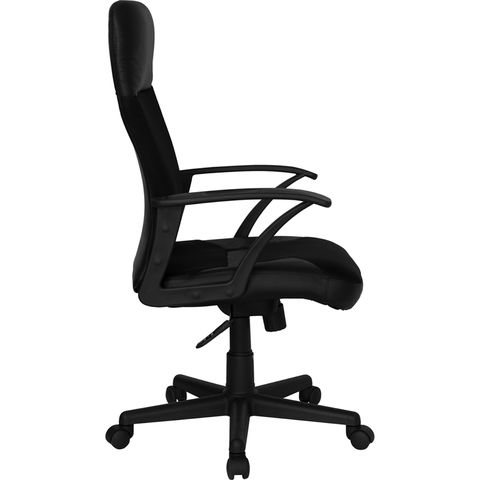 High Back Leather / Mesh Combination Executive Swivel Office Chair by Flash Furniture