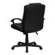 Eco-Friendly Black Leather Mid-Back Office Chair by Flash Furniture