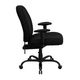 HERCULES&trade; 500 lb. Capacity Big and Tall Black Fabric Office Chair with Arms and Extra WIDE Seat by Flash Furniture