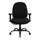 HERCULES&trade; 500 lb. Capacity Big and Tall Black Fabric Office Chair with Arms and Extra WIDE Seat by Flash Furniture