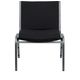HERCULES&trade; 1000 lb. Capacity Big and Tall Extra Wide Black Fabric Stack Chair by Flash Furniture
