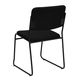 HERCULES&trade; 1500 lb. Capacity High Density Black Fabric Stacking Chair with Sled Base by Flash Furniture