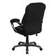 High Back Black Microfiber Upholstered Contemporary Office Chair by Flash Furniture