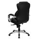 High Back Black Leather Contemporary Office Chair by Flash Furniture