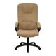 High Back Beige Fabric Executive Office Chair by Flash Furniture