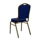 HERCULES&trade; Series Crown Back Stacking Banquet Chair with Gold Vein Frame by Flash Furniture