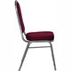HERCULES&trade; Series Crown Back Stacking Banquet Chair with Silver Vein Frame by Flash Furniture