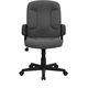 Mid-Back Gray Fabric Task and Computer Chair with Nylon Arms by Flash Furniture