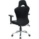 Race Car Inspired Bucket Seat Office Chair In Gray & Black Mesh by Flash Furniture